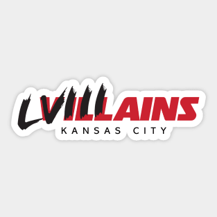 Kansas City Chiefs Villains Sticker